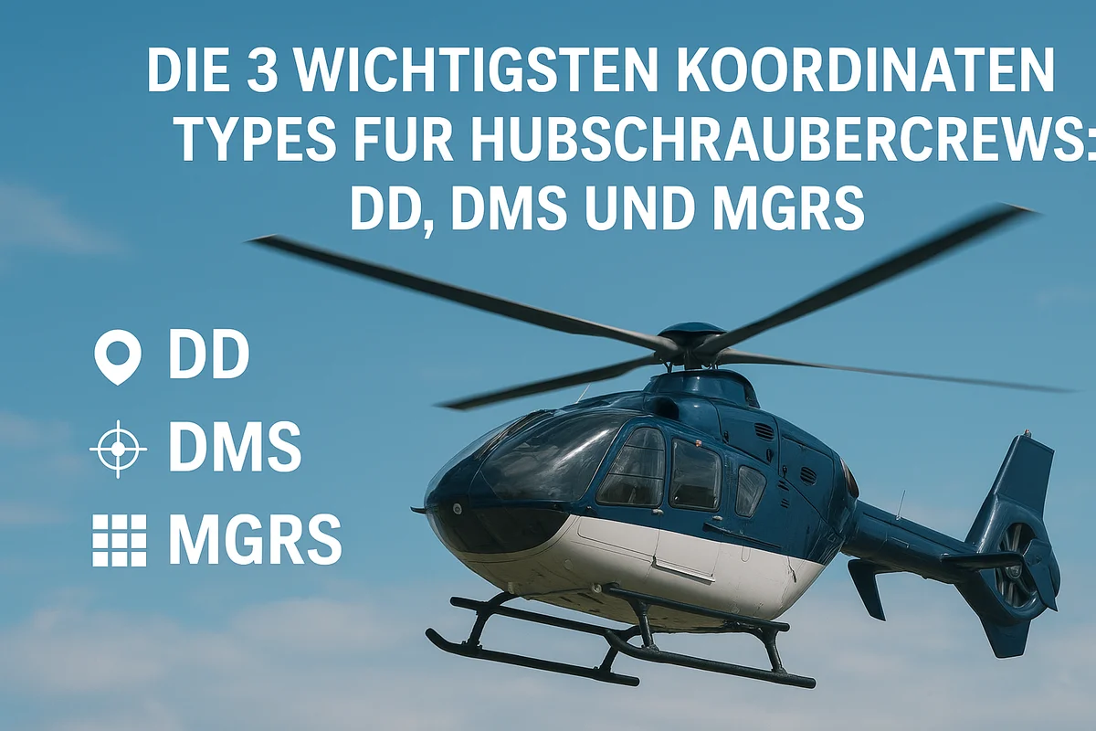 Die 3 wichtigsten Koordinatensysteme für Hubschrauber und ihre Bedeutung