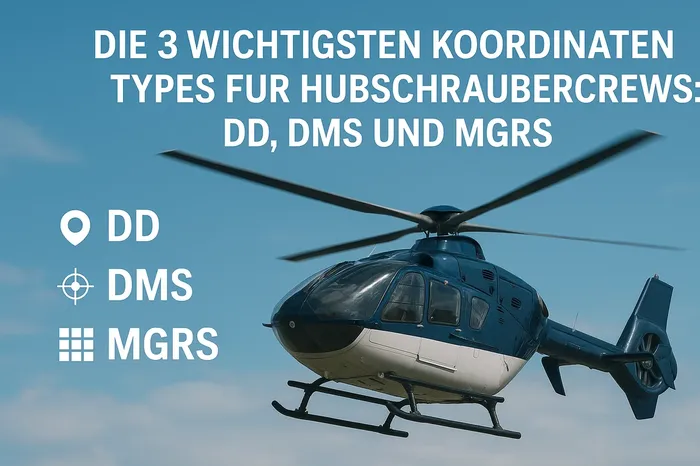 Die 3 wichtigsten Koordinatensysteme für Hubschrauber und ihre Bedeutung